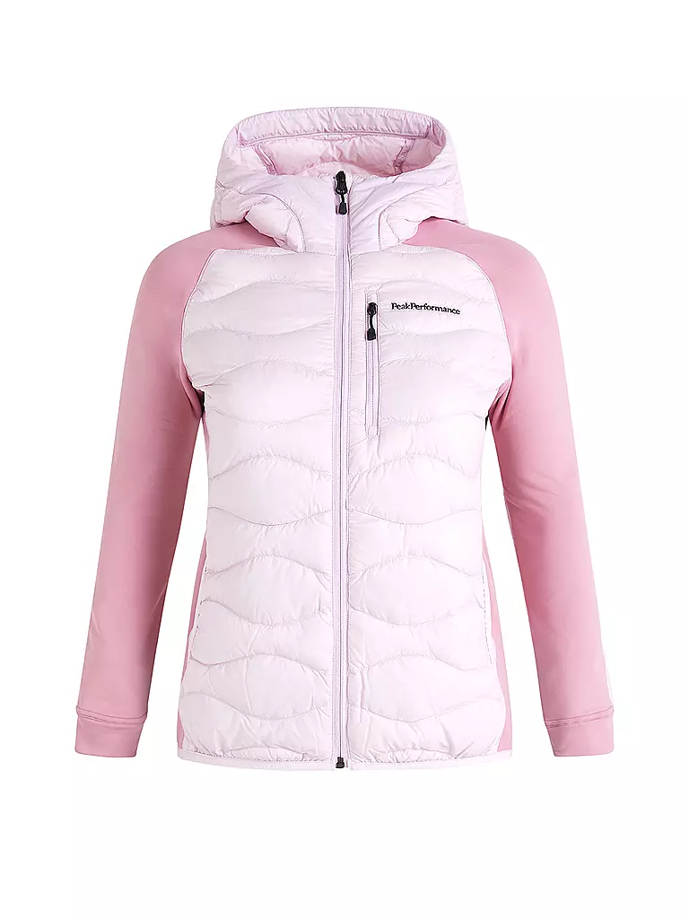 PEAK PERFORMANCE Damen Freizeitjacke Helium Down Hybrid Hoodie rosa